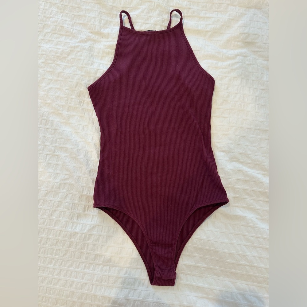 Burgundy Bodysuit size Small